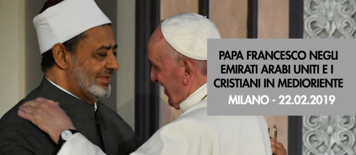 Papa Francesco negli Emirati Arabi Uniti e i cristiani in Medio Oriente