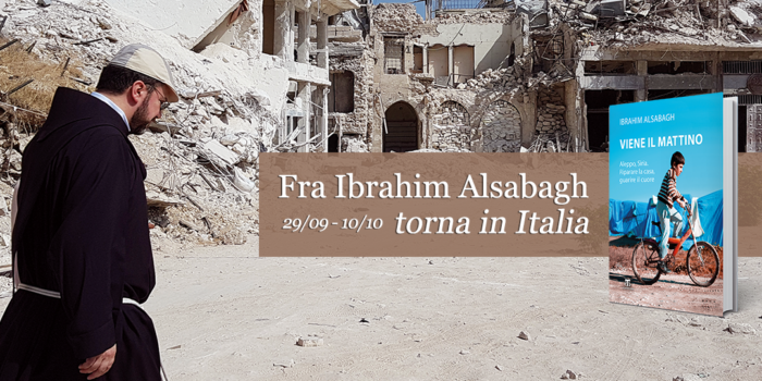 Padre Ibrahim Alsabagh torna in Italia